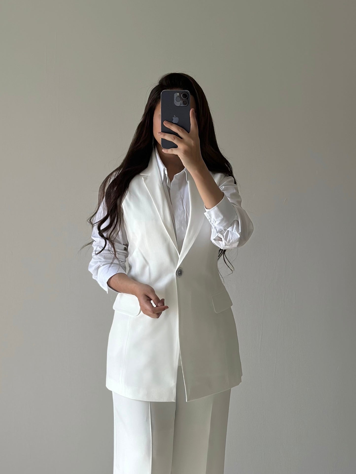 white long vest