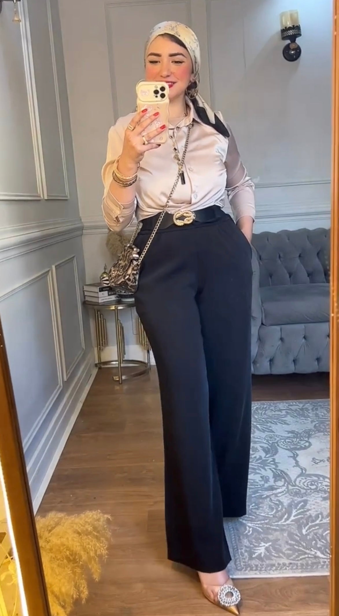Black-Trouser wide leg