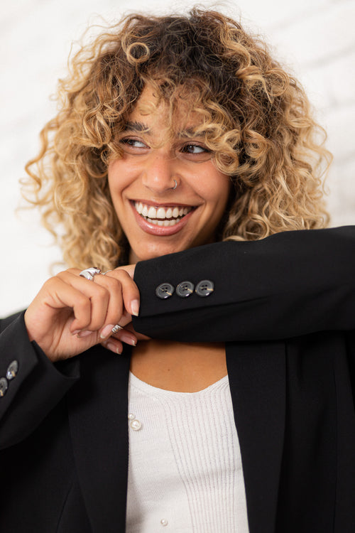 black long blazer