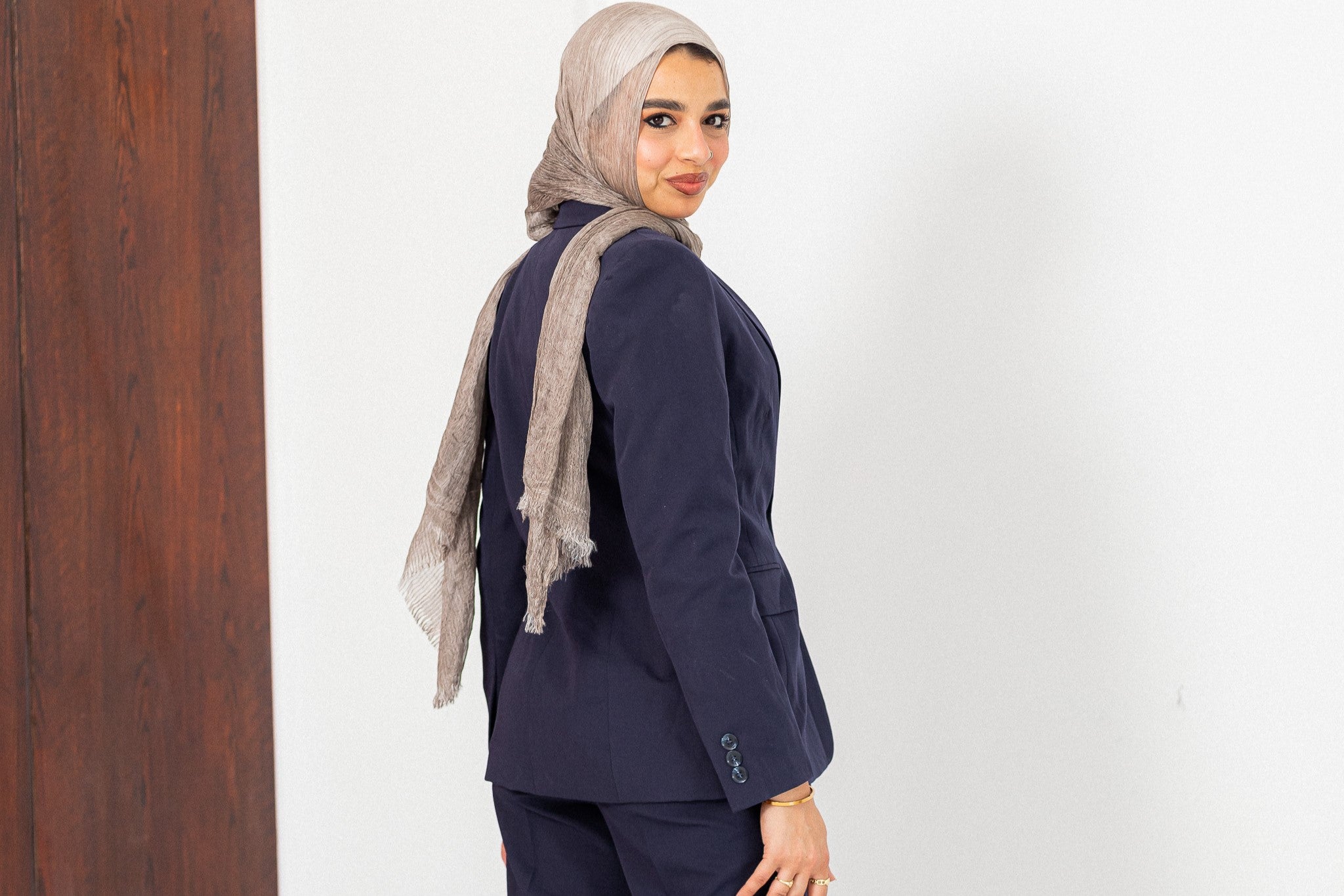 classic navy blazer
