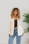 Glow beige blazer