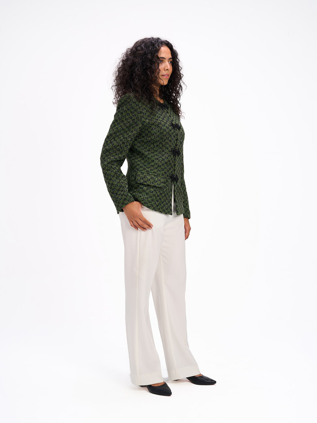 Royal green blazer