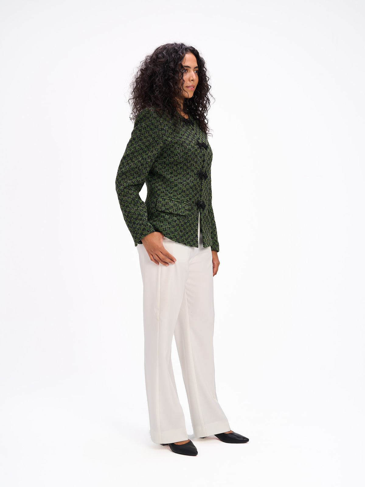 Royal green blazer