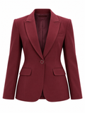 Elora burgundy blazer