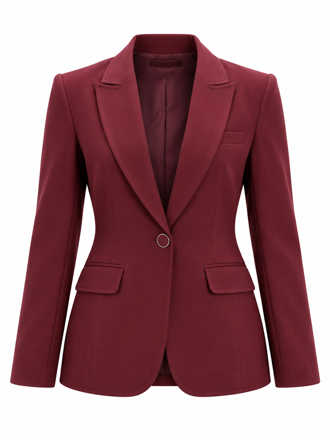 Elora burgundy blazer