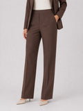 brown formal pants