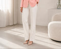 white formal pants