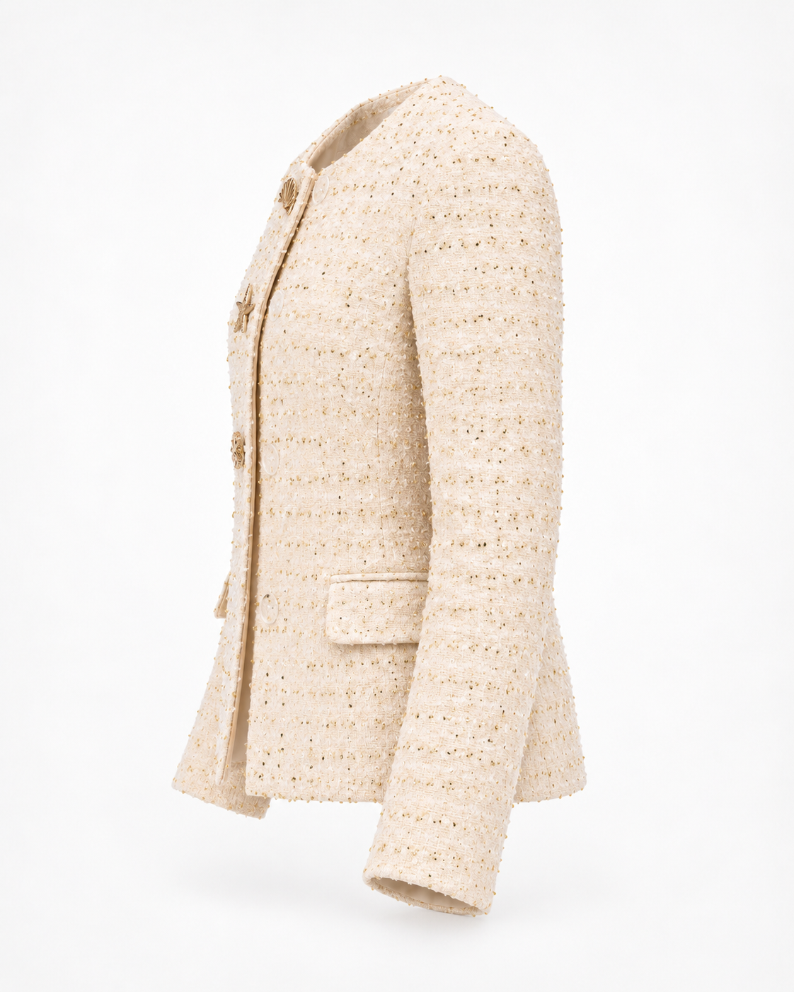 Strass beige blazer