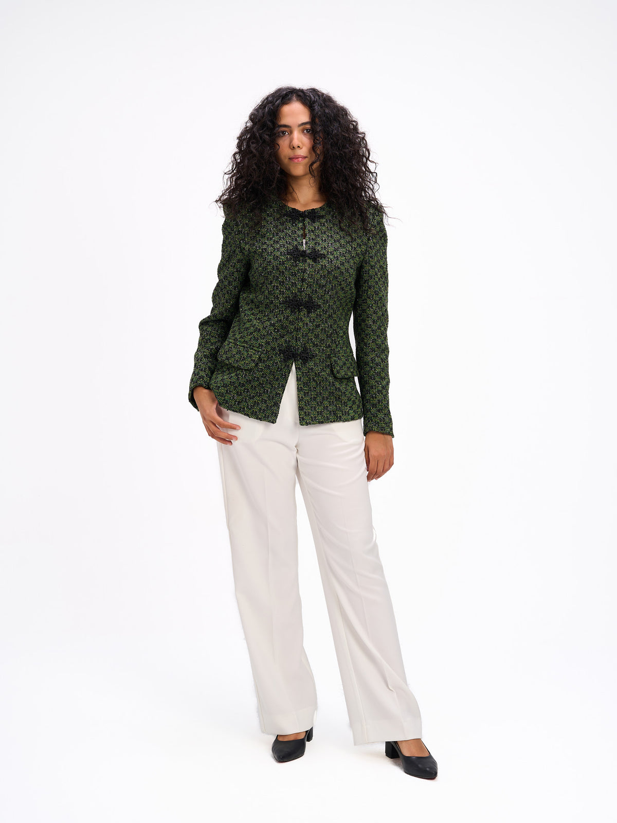 Royal green blazer