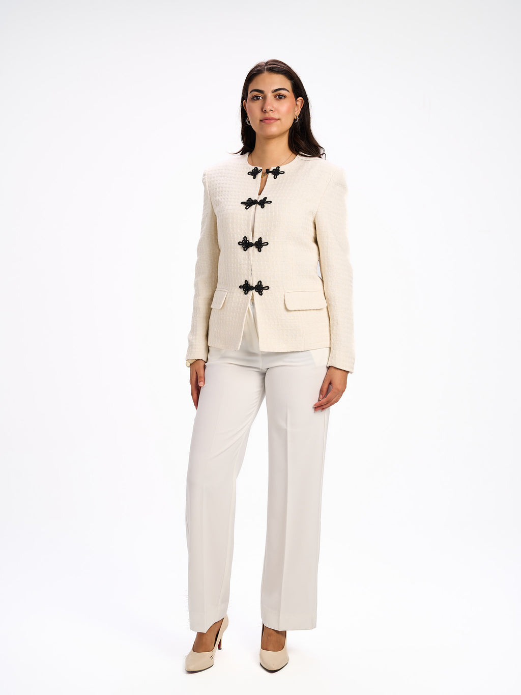 Royal off white blazer