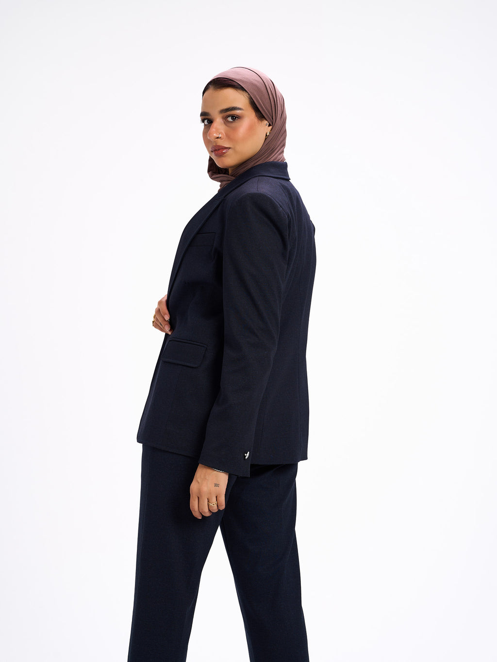Elora navy suit