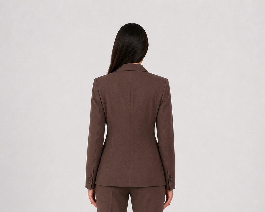 classic brown blazer