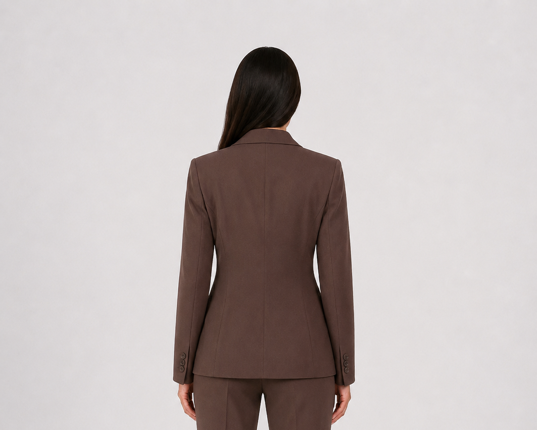 classic brown blazer