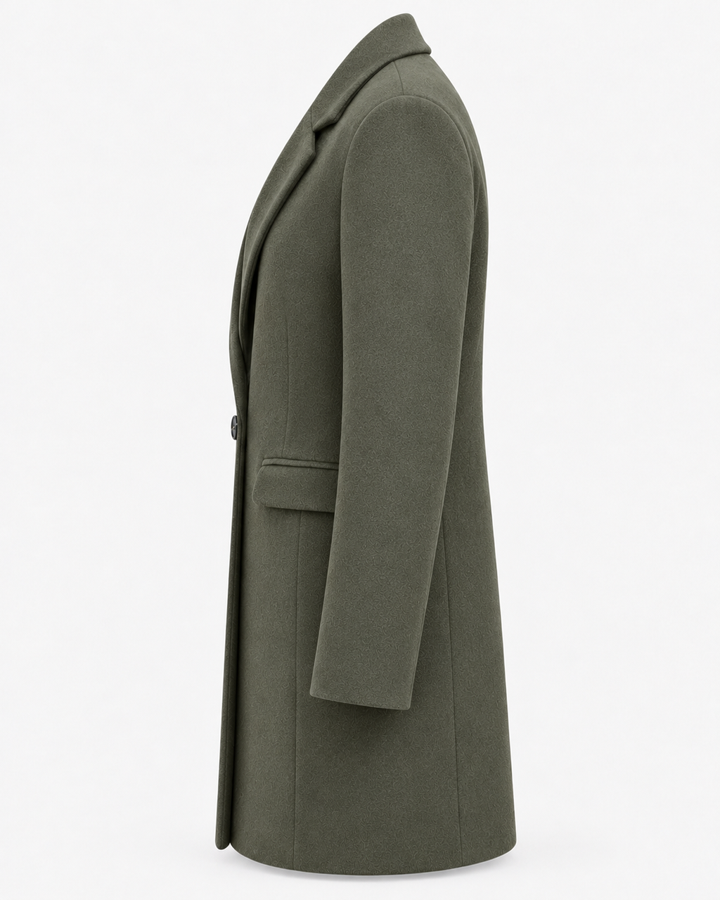 Classic olive green coat