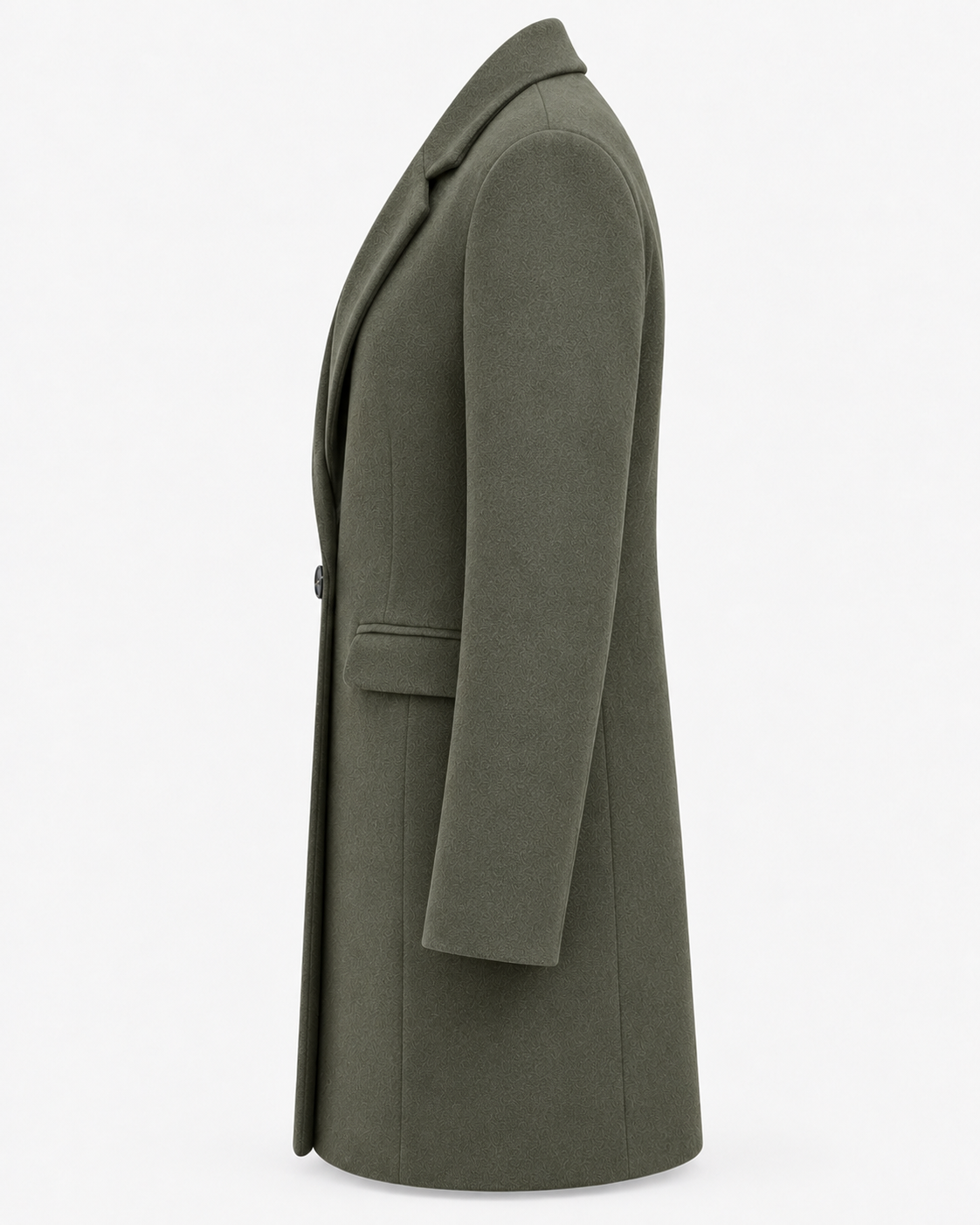 Classic olive green coat