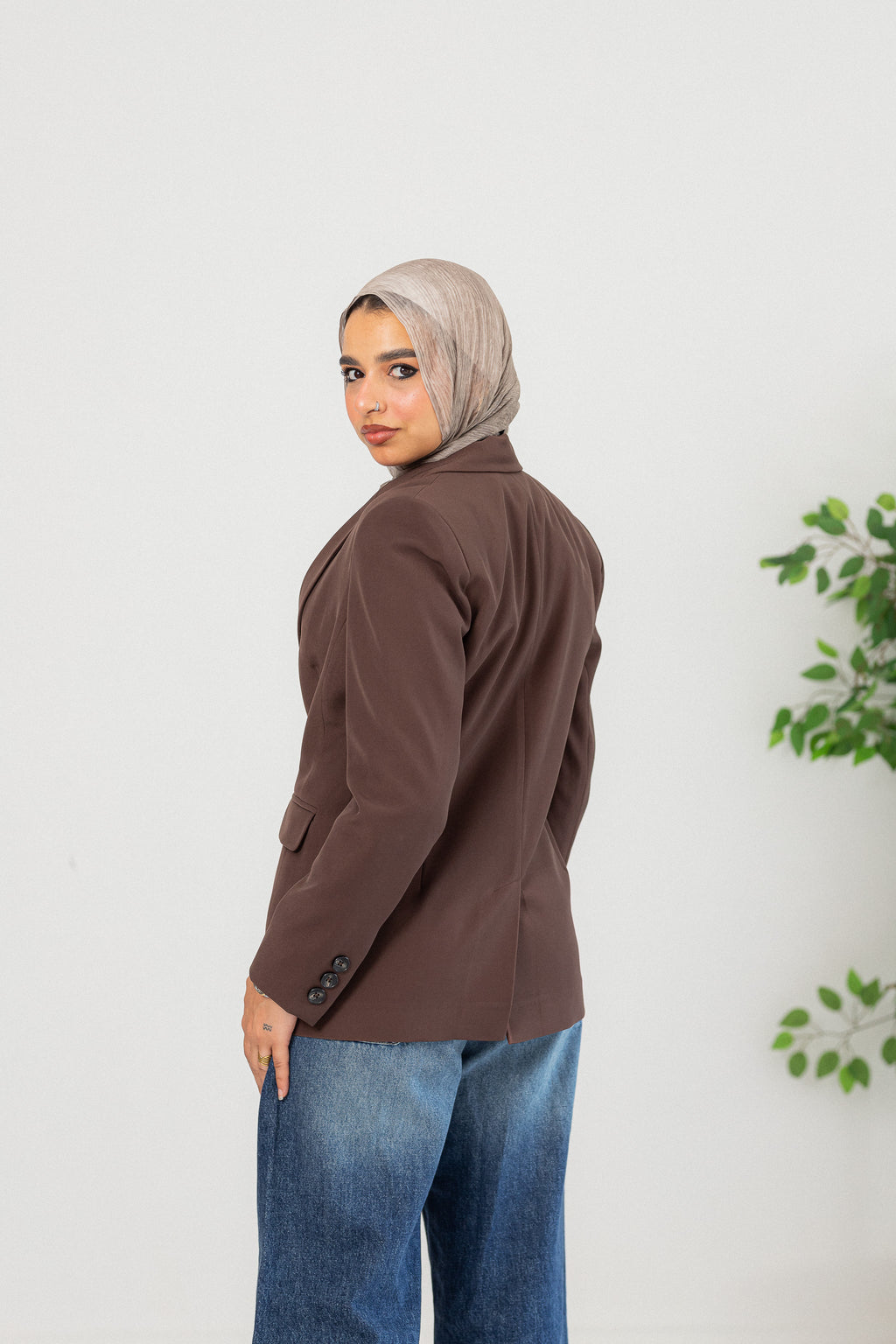 Glow brown blazer