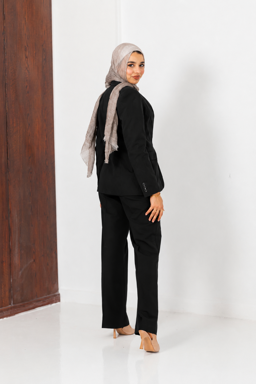 classic black suit