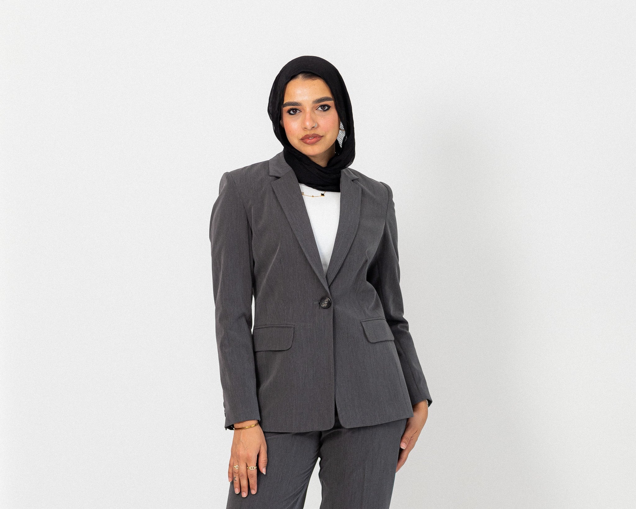 classic grey blazer