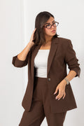 Classic brown suit