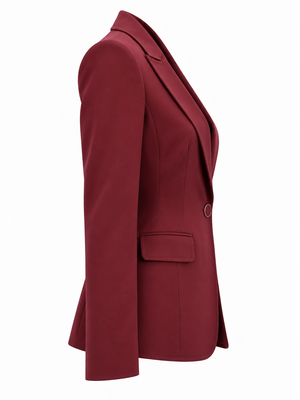 Elora burgundy blazer