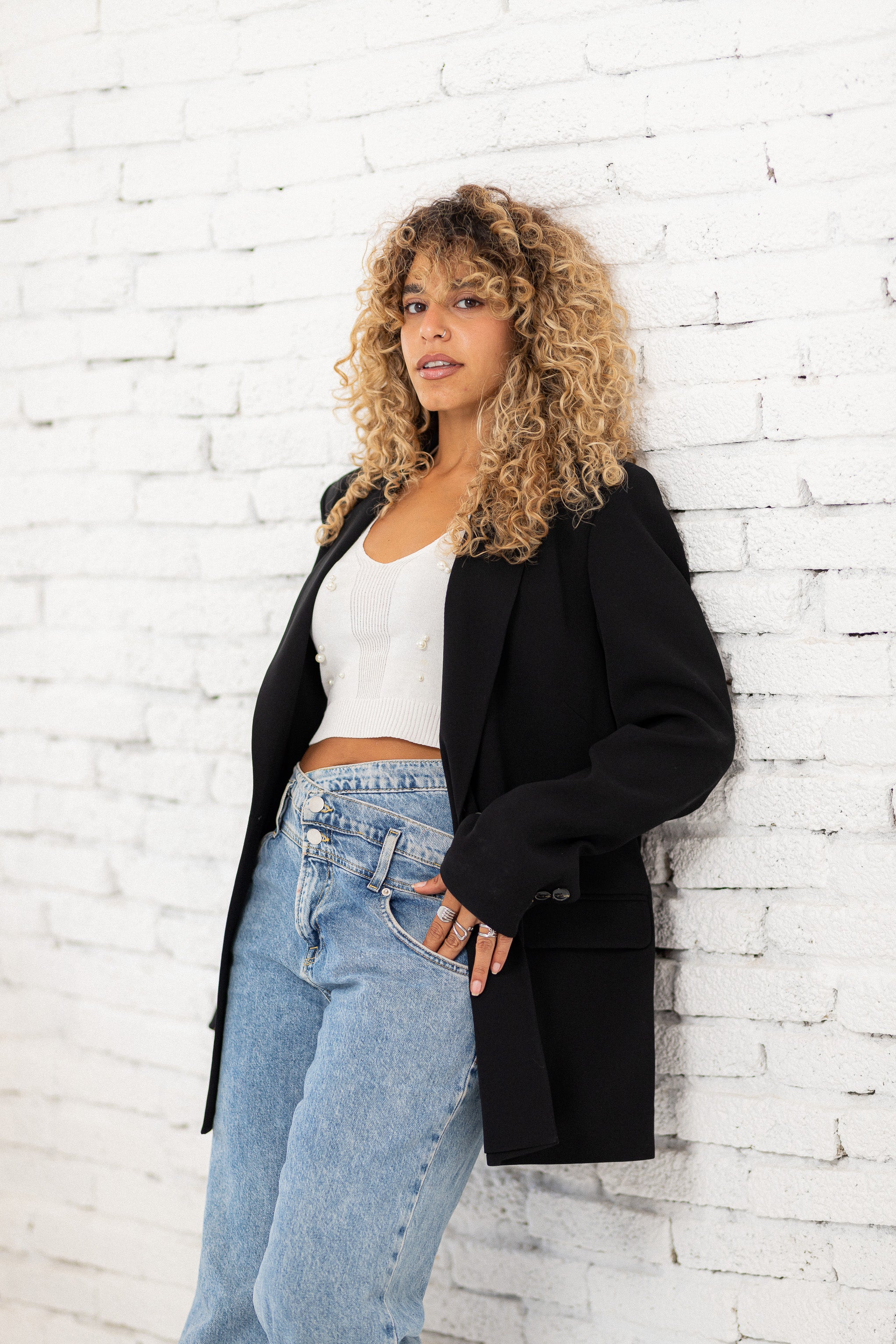 black long blazer