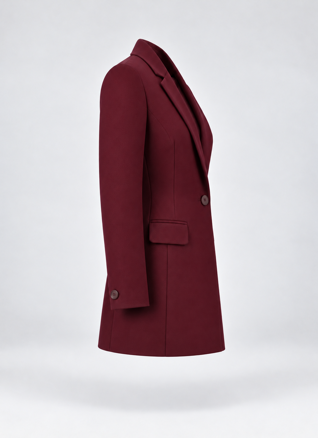 Classic burgundy coat