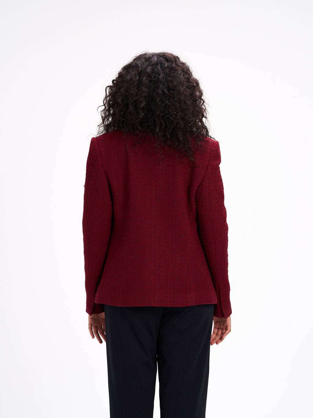 Royal burgundy blazer
