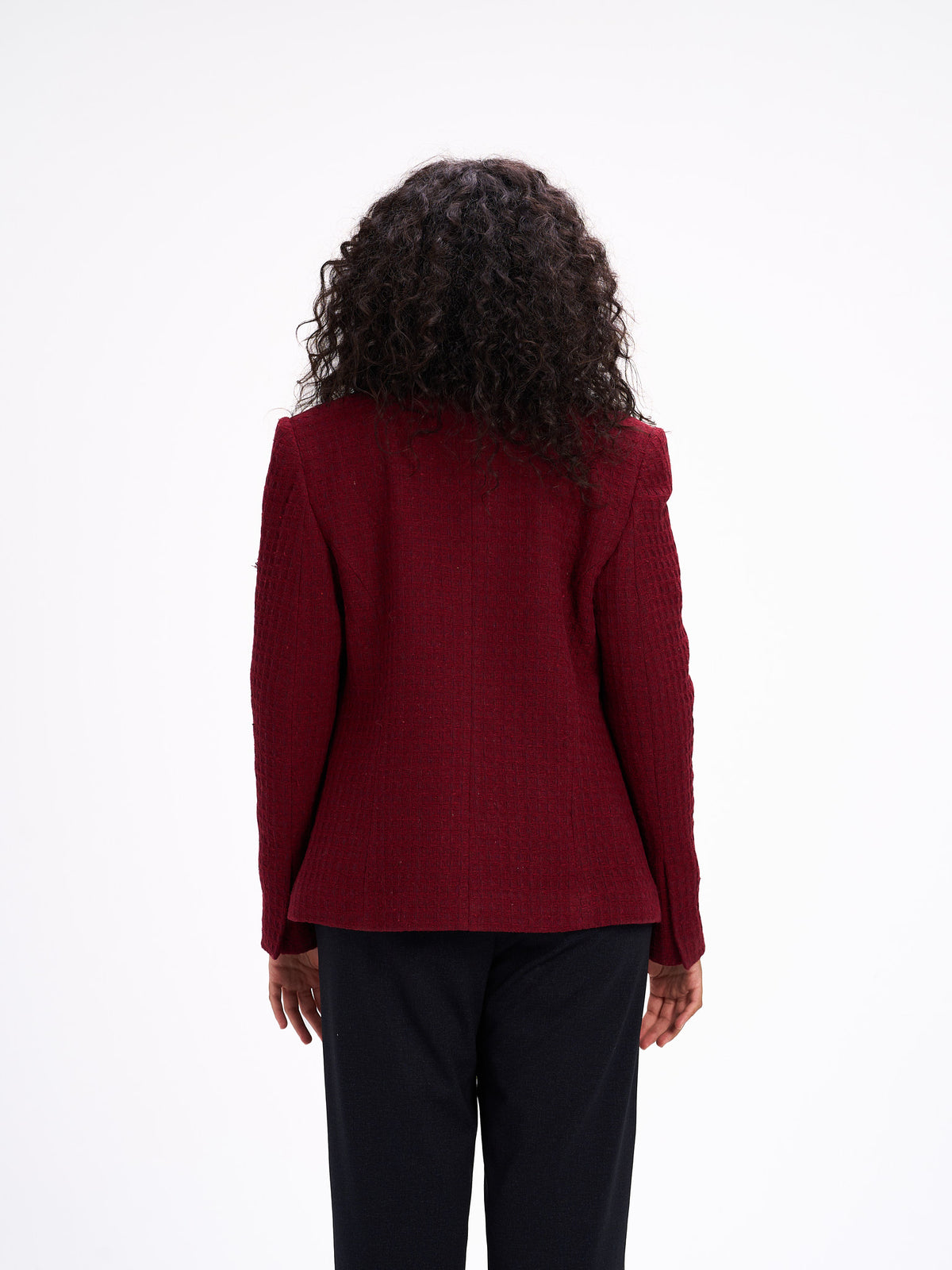 Royal burgundy blazer