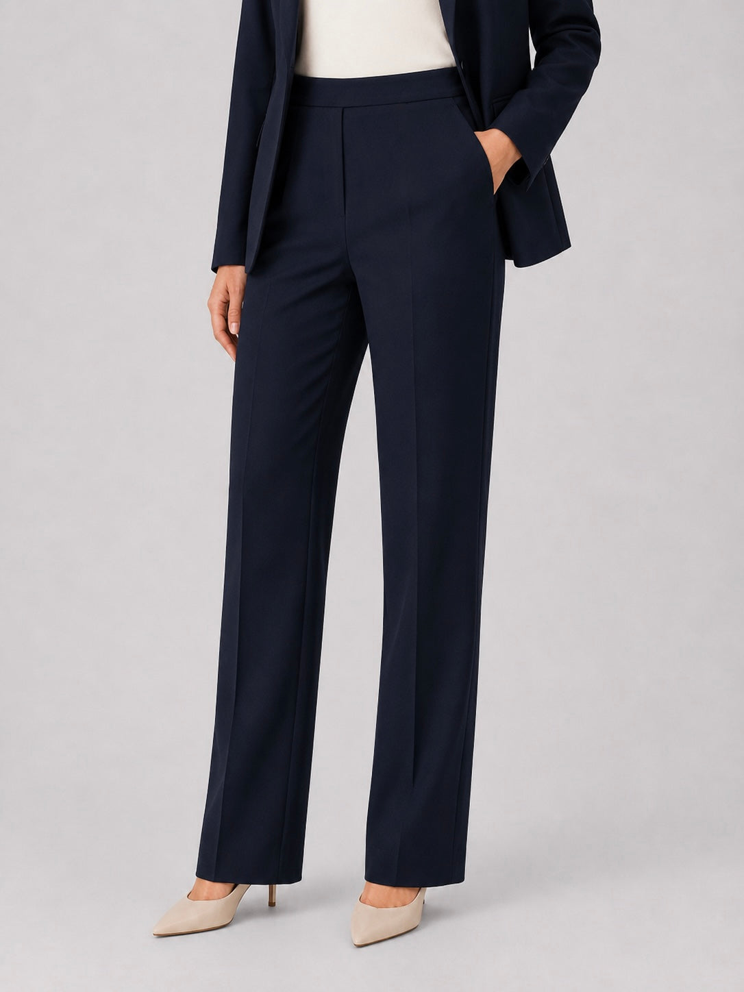 navy formal pants