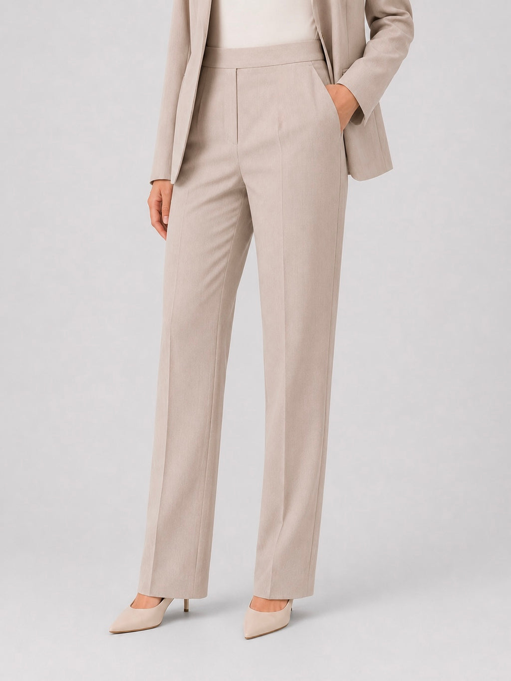 beige formal pants