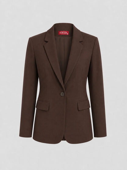 classic brown blazer
