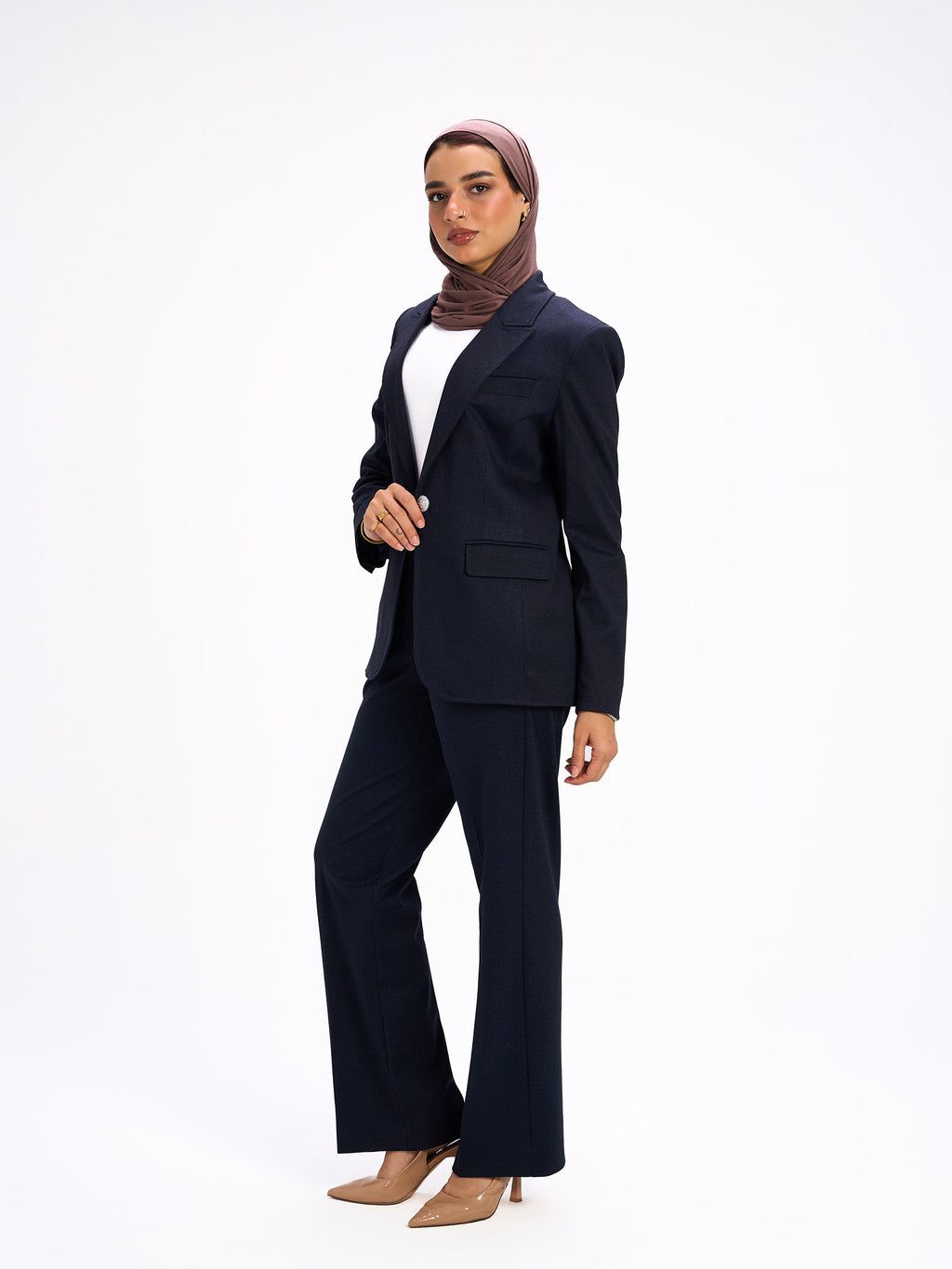 Elora navy suit