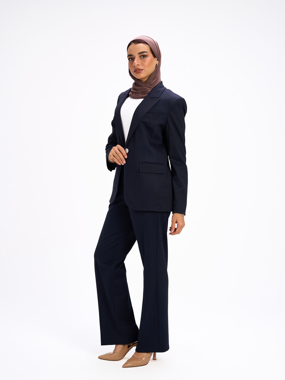 Elora navy suit