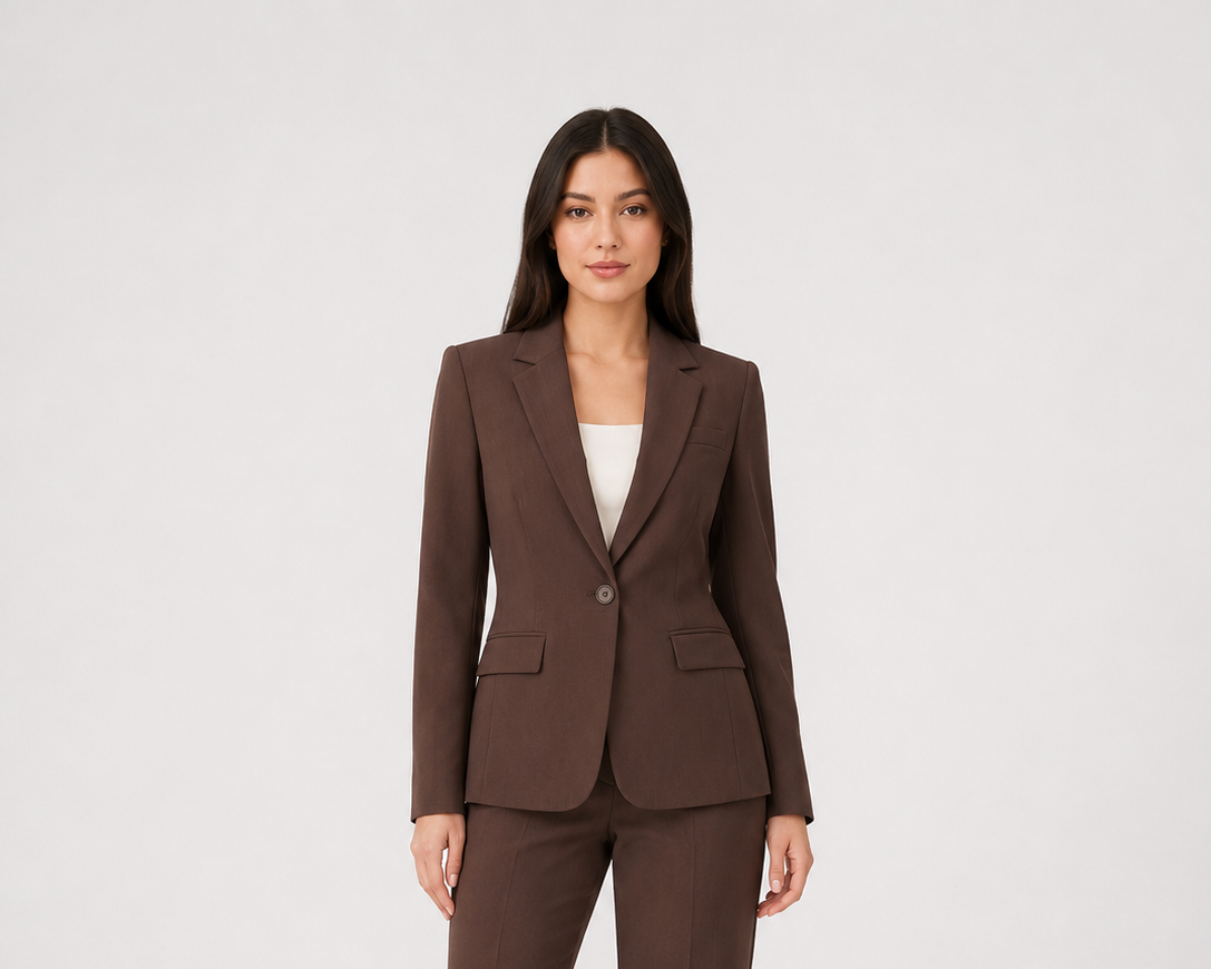 classic brown blazer