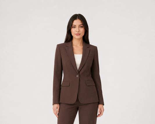 classic brown blazer