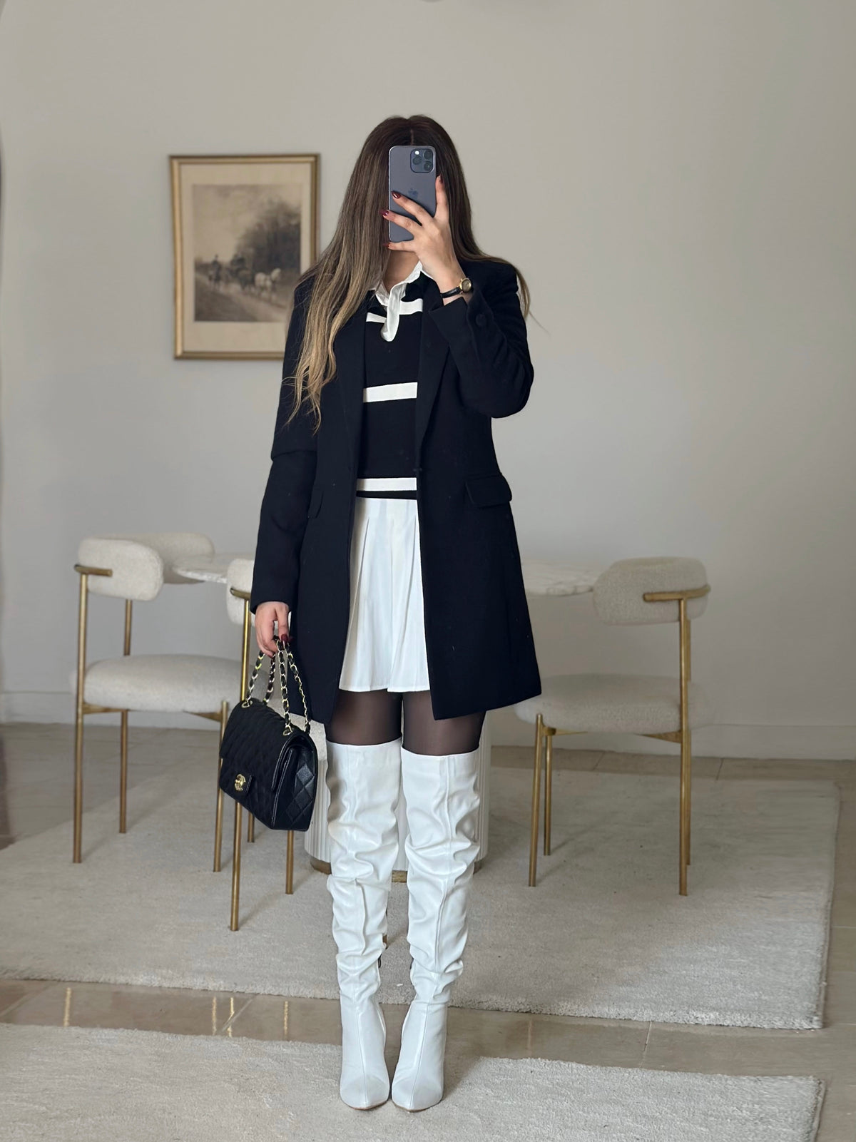 Classic black coat