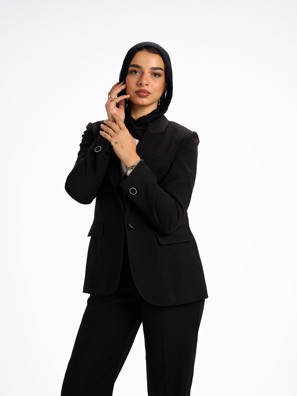 Elora black suit