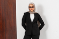 classic black blazer