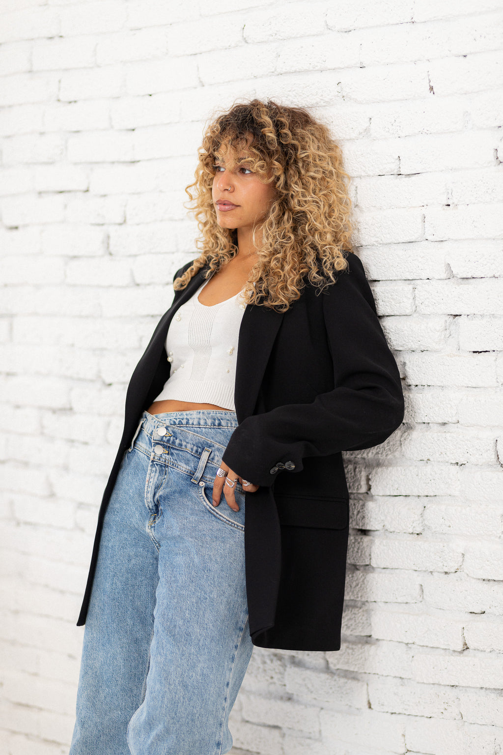 black long blazer