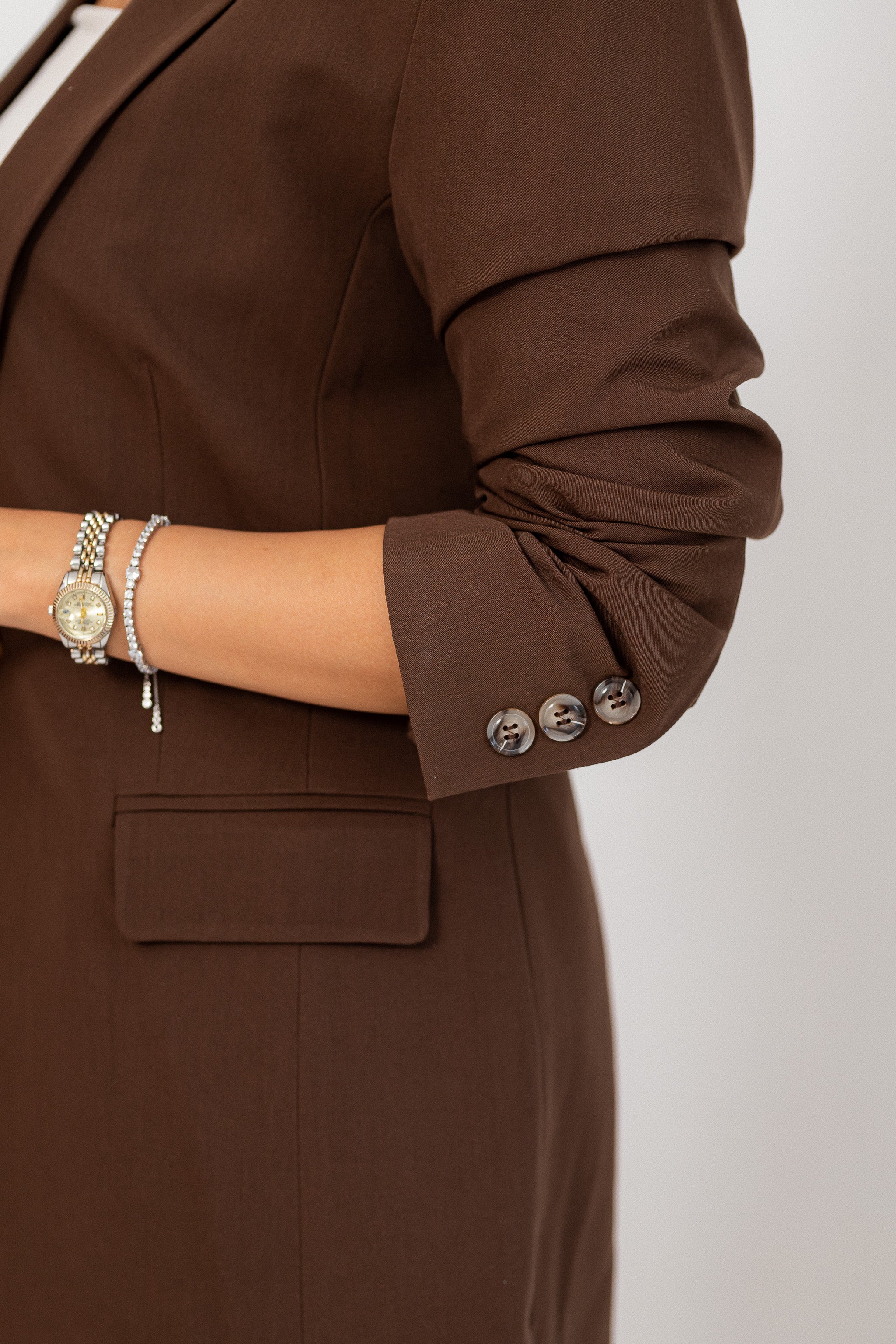Classic brown suit