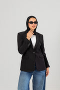 Glow black blazer