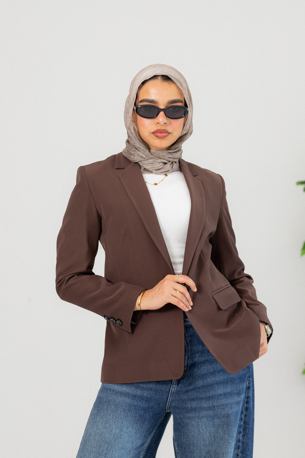 Glow brown blazer