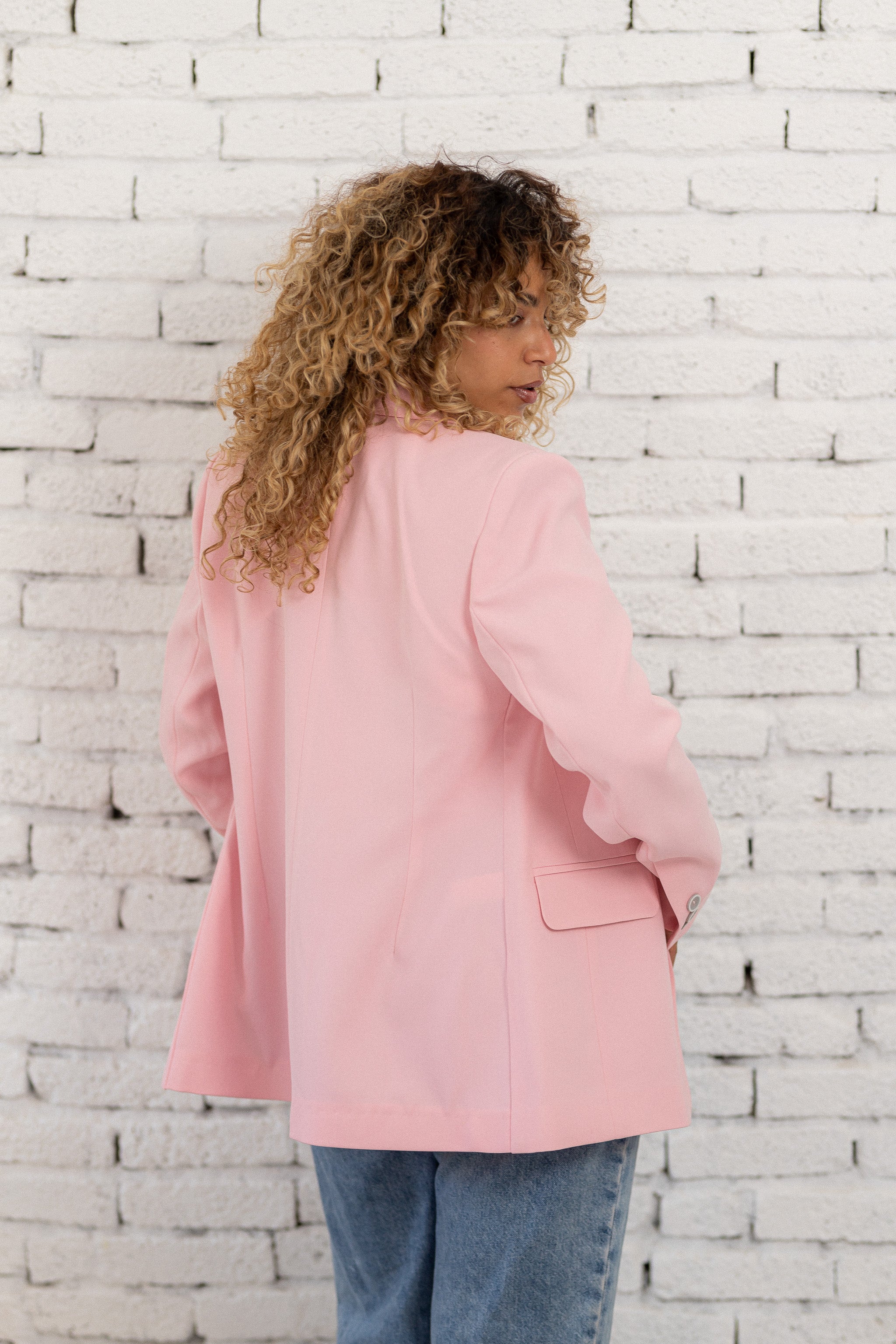 Glow pink blazer