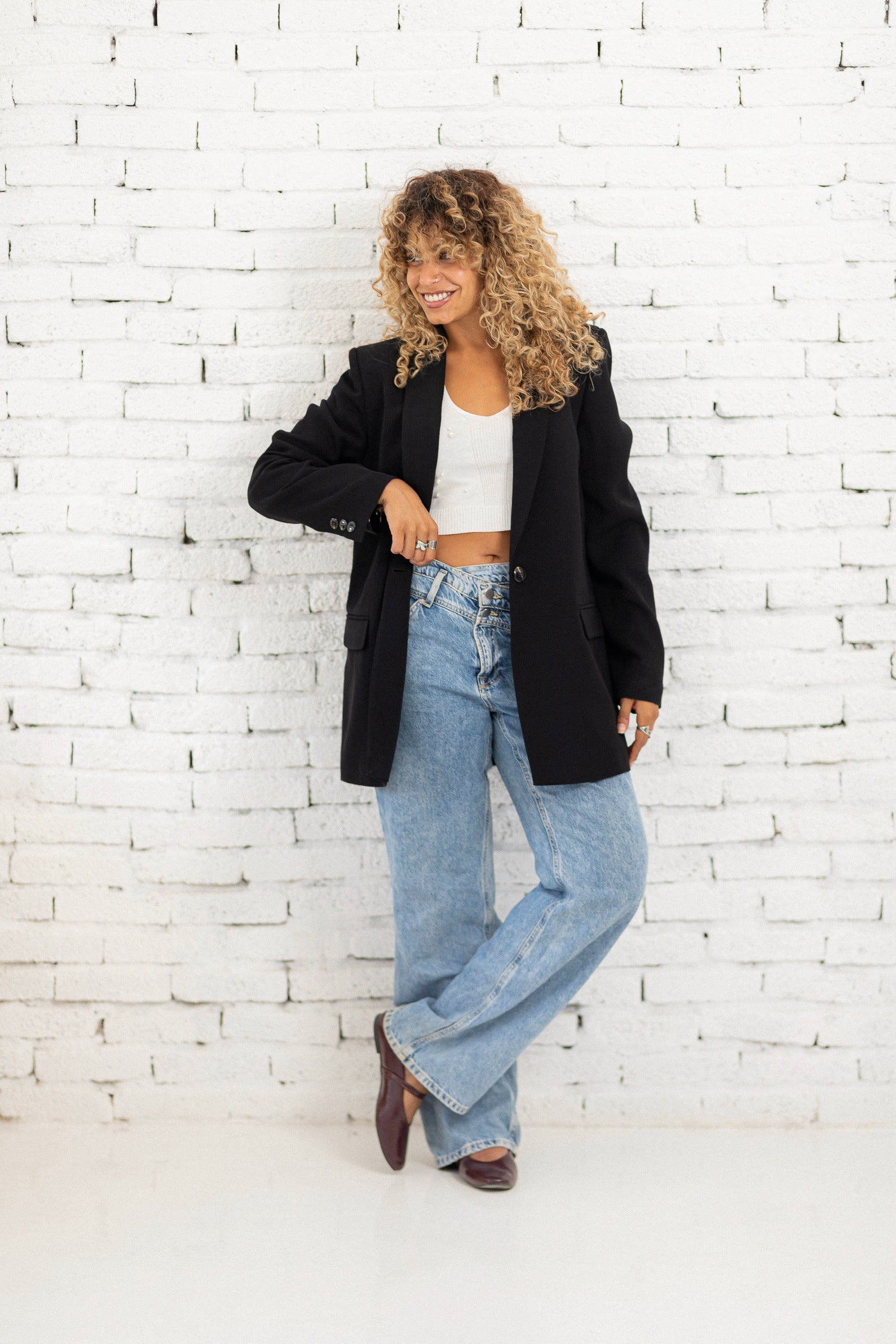 black long blazer