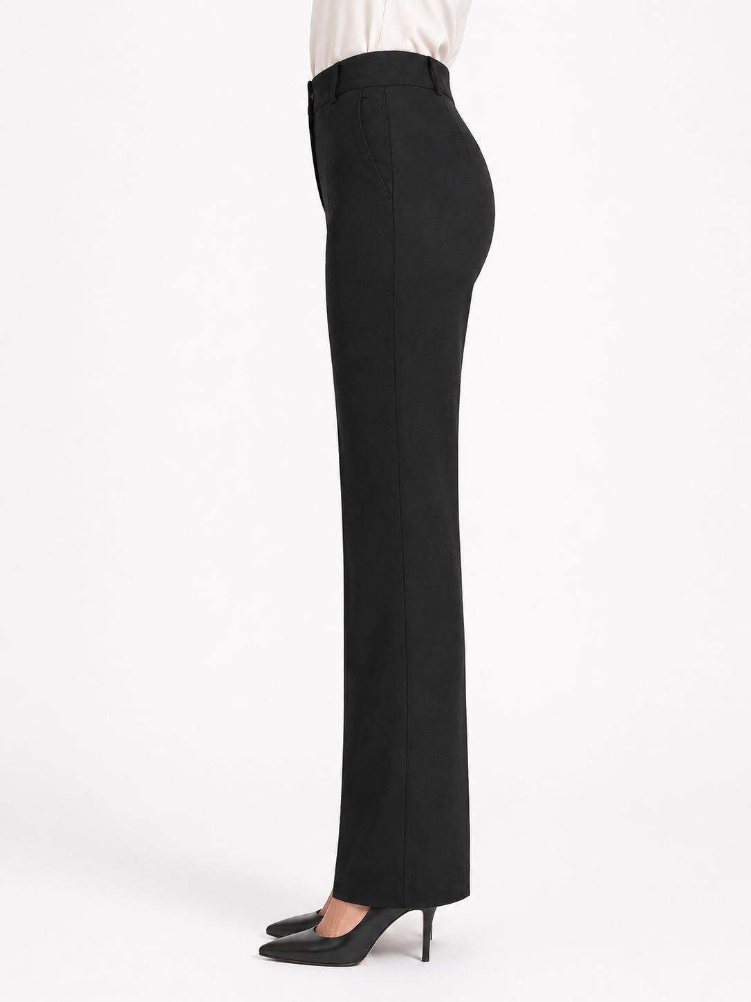 tailored black trouser