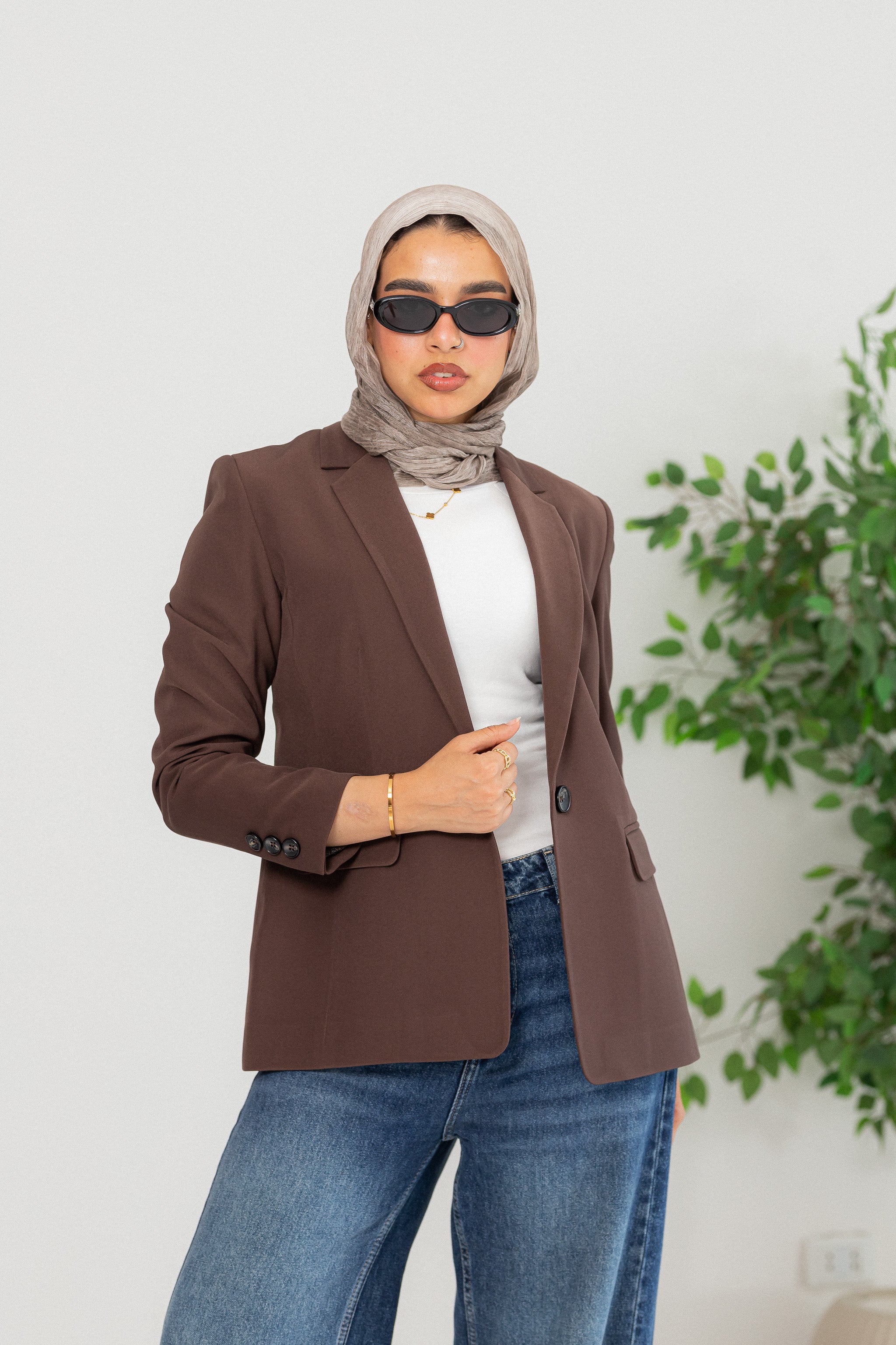 Glow brown blazer