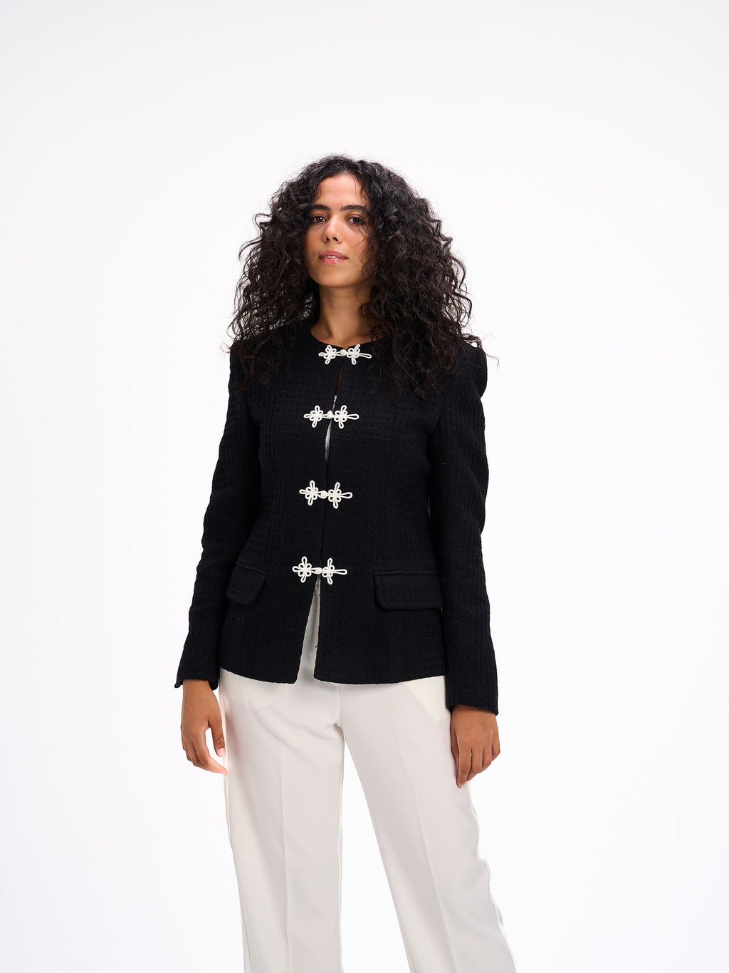 Royal black blazer