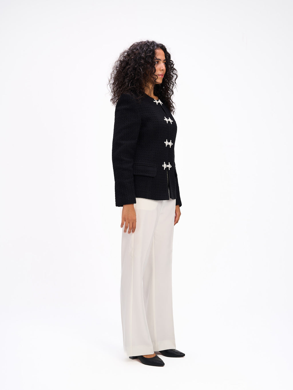 Royal black blazer