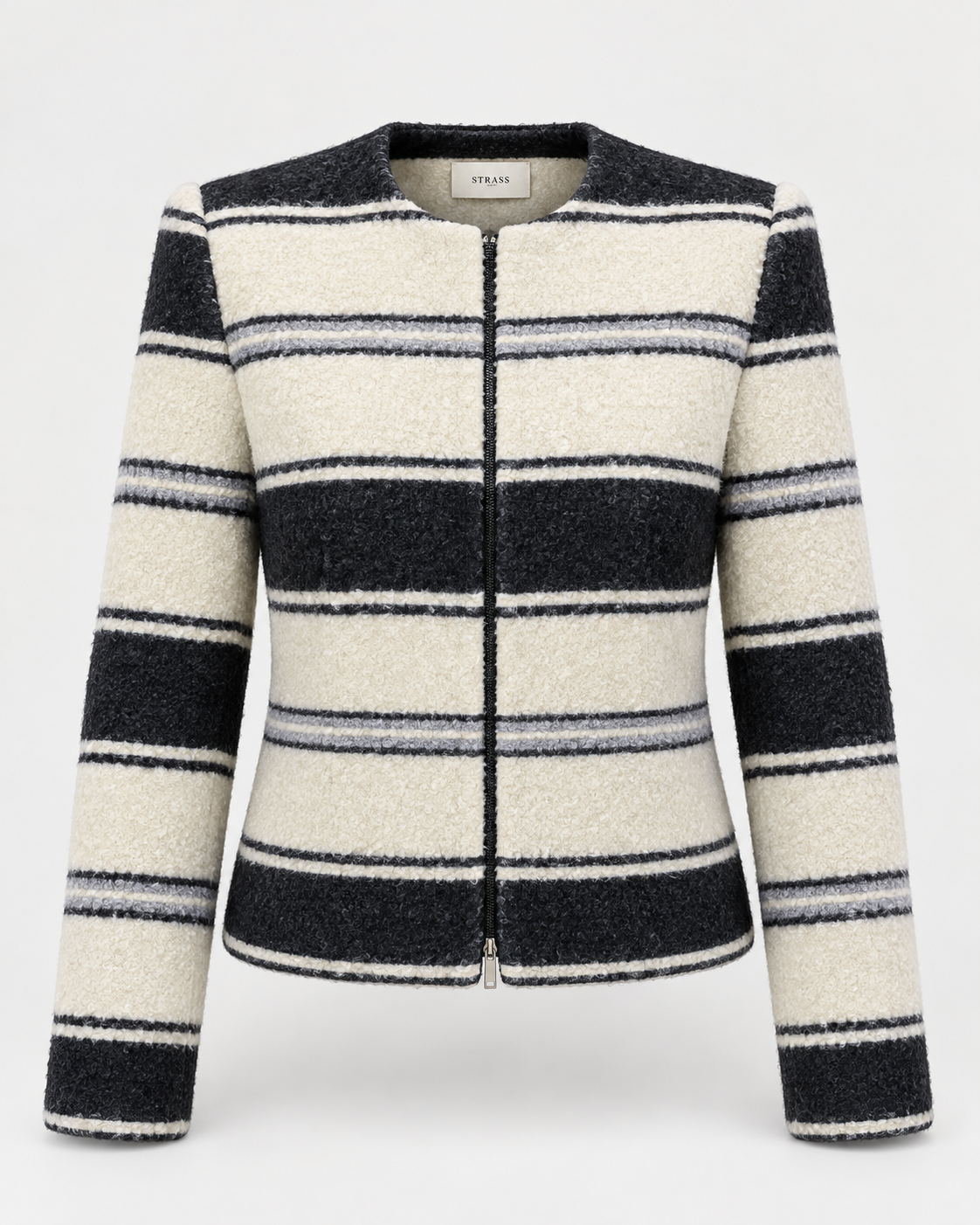 Fur zipper jacket