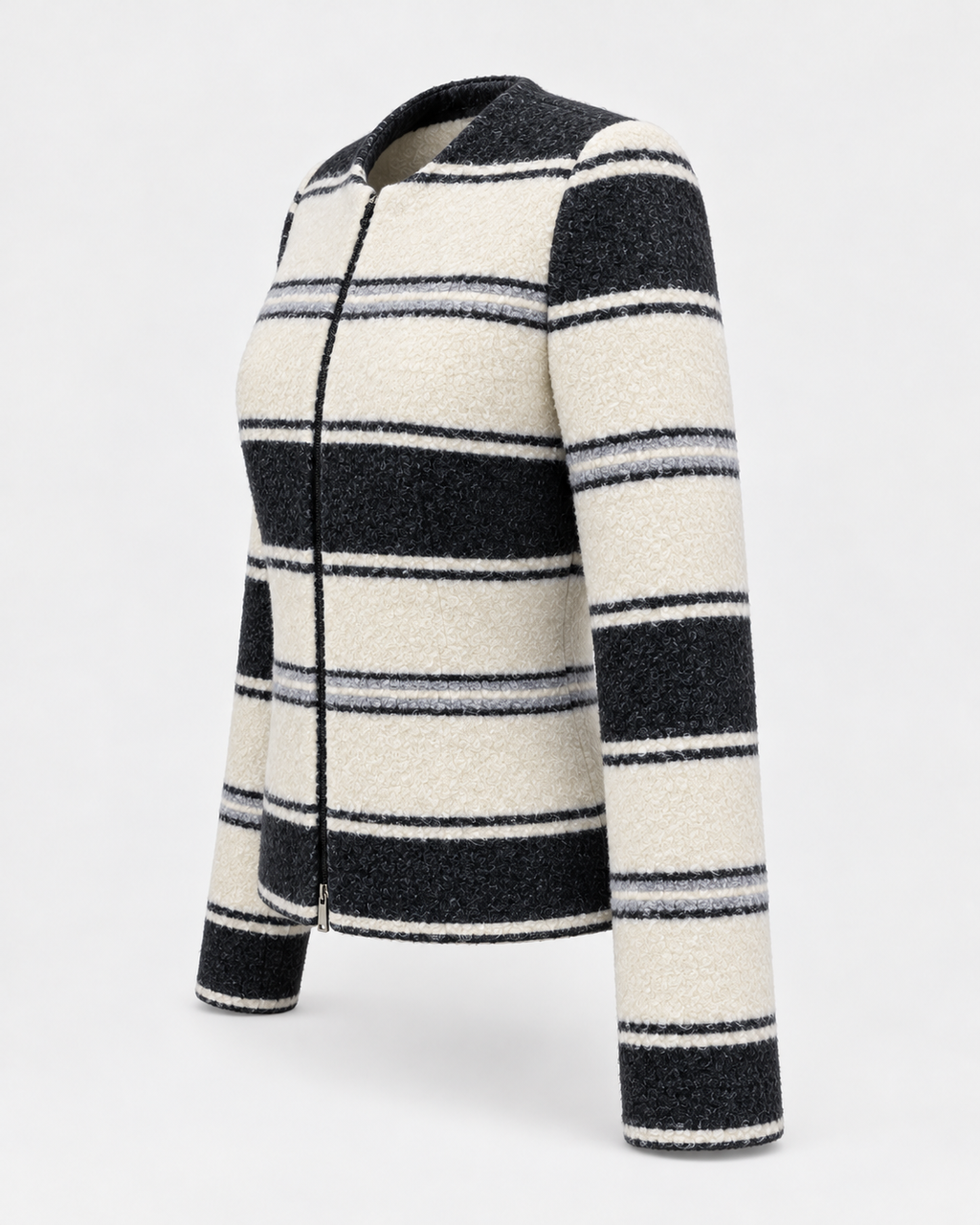 Fur zipper jacket
